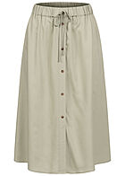 Vero Moda Dames Rok met knopen en koordjes lichtgroen