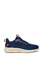 Dockers by Gerli Heren Mesh Sneaker marine blauw oranje grijs