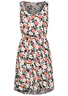 ONLY Dames Viscose Jurk met lentebloemenprint zwart