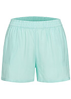 ONLY Dames Korte broek met elastische tailleband turkoois
