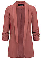 Pieces Dames NOOS Blazer met 3/4 mouwen rood