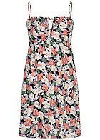 ONLY Dames Viscose Jurk met ruches en binddetail bloemenprint multicolor