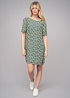 ONLY Dames Viscose Jurk met bloemenprint groen