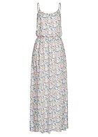 ONLY Dames Viscose Jurk met bloemenprint en verstelbare bandjes blauw