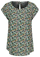 ONLY Dames Viscose Shirt met bloemenprint groen multicolor