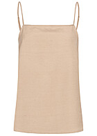 VILA Dames Top met verstelbare bandjes beige
