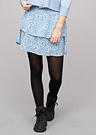 ONLY Dames Minirok met all-over print blauw