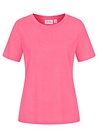 VILA Dames NOOS Tencel Modal T-Shirt roze