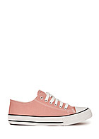 Seventyseven Lifestyle Dames Canvas Sneaker met veters roze