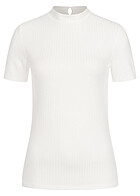 Pieces Dames NOOS T-Shirt Top met structuurstof wit