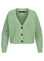Vero Moda Dames Vest met knopen groen
