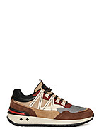 Dockers by Gerli Heren Sneaker van gemengd materiaal met veters donker beige bruin