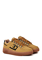 Champion Heren Lage Leren Sneaker met logo bruin