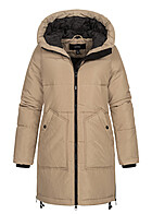 Vero Moda Dames NOOS Jas met kap en 2 zakken bruin
