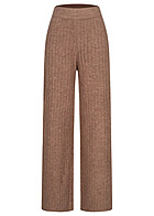 Vero Moda Dames Stoffen broek met structuurstof bruin