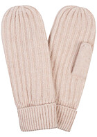 Pieces Dames NOOS Wollen Handschoenen met structuurstof beige