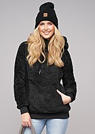 Urban Classics Dames Hoodie met voorzak zwart
