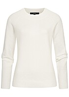 Vero Moda Dames Trui met lange mouwen en o-hals wit