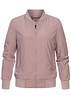 Urban Classics Dames Dames licht bomberjack duskrose lichtroze