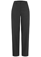 VILA Dames NOOS Stoffen broek met hoge taille en 2 zakken zwart