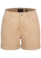 Vero Moda Dames Jeans Korte broek met 5 zakken beige