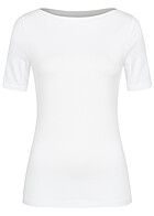Vero Moda Damen NOOS Basic Modal T-Shirt bright weiss