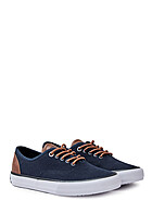 Jack and Jones Heren NOOS Schoen Low Cut Canvas Sneaker navy blazer blauw bruin