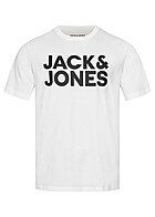 Jack and Jones Heren NOOS T-Shirt met Logo Print wit zwart