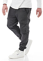 Jack and Jones Heren Slim Fit Cargo Broek met 6 Zakken zwart