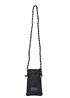 Urban Classics Mesh Fabric Schoudertas met rits zwart