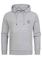 Jack and Jones Heren NOOS Hoodie met kangoeroezak Logo Print licht grijs melange