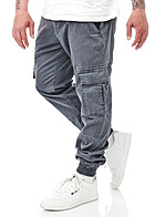 Urban Classics Herren Twill Cargo Jogginghose darkshadow grau