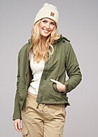 Brandit Dames Overgangsjack Windbreaker met rits en capuchon olijfgroen