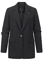 Vero Moda Damen NOOS Blazer mit Knopfverschluss und 2-Pockets schwarz