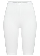 ONLY Dames NOOS Korte Mid Taille Legging met elastische tailleband wit