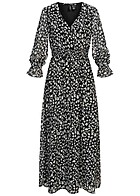 Vero Moda Dames Jurk met lange mouwen en all over print zwart