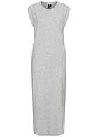Vero Moda Damen NOOS 7/8 Baumwollkleid mit Rundhals hell grau melange