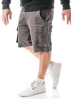 ONLY & SONS Herren Cargo Shorts mit 6-Pockets pinstripe dunkel grau