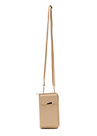 Hailys Dames Handtas Portemonnee met smartphonevak beige