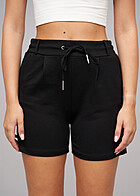 Cloud5ive Dames Shorts met trekkoorden en 2-zakken zwart