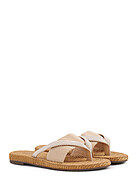 Seventyseven Lifestyle Dames Muiltjes met teenbeige beige