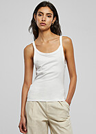 Build Your Brand Dames basic slim fit tanktop wit