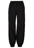 Build Your Brand Dames broek joggingsbroek in ballon-design met 2 zakken zwart