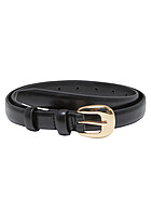 Urban Classics Dames Riem met Chunky Gesp zwart goud