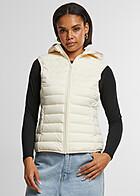 Urban Classics Dames Vest Ultralicht Gewatteerd Vest met 2-Zakken wit