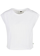 Urban Classics Dames Organic T-Shirt met ronde hals wit