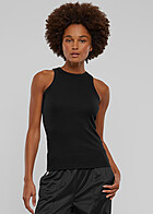 Urban Classics Dames Tanktop met Racerback zwart