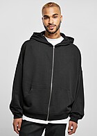 Urban Classics Heren 90s Zip-Hoodie met 2 zakken zwart