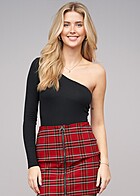 Urban Classics Dames Organic Body Off-Shoulder met Lange Mouwen zwart
