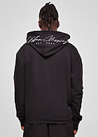 Urban Classics Heren Hoodie met Merkembleem op de Kap zwart